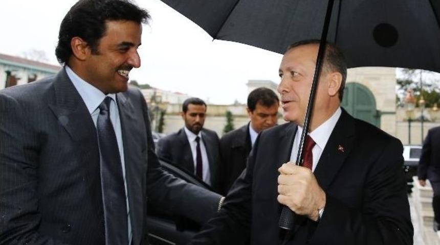 Cumhurbaşkanı Erdoğan Katar Emiri İle Bir Araya Geldi