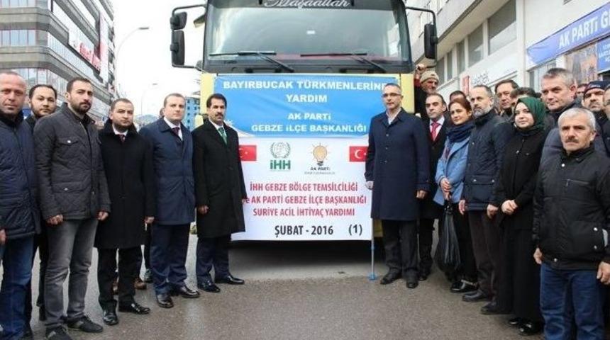 Gebze Ak Partiler’den Bayırbucak Türkmenlerine Yardım