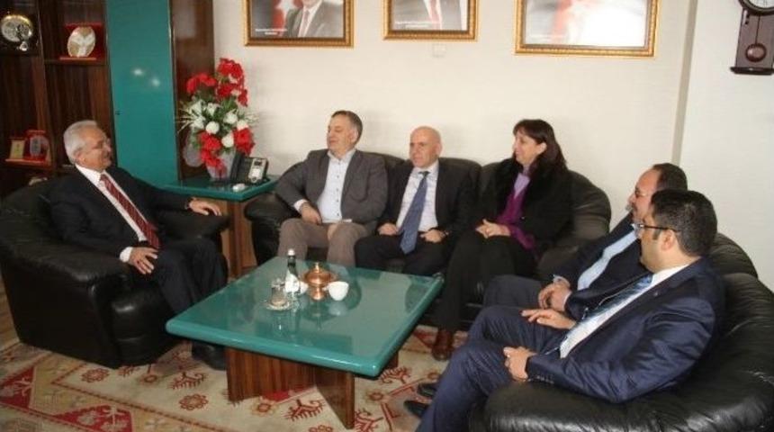 T&uuml;rkiye Beyazay Derneğinden Başkan Başsoy&rsquo;a Ziyaret