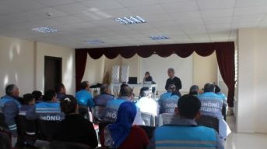 İn&ouml;n&uuml; Belediyesi Personeline Seminer Verildi