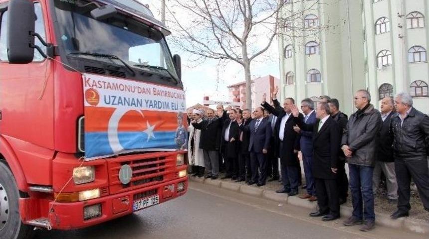 12 Yardım Tır&rsquo;ı, Bayırbucak T&uuml;rkmenleri İ&ccedil;in Yola &Ccedil;ıktı