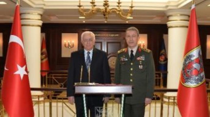 Emekli Orgeneral Koşaner&rsquo;den Genelkurmay Başkanı Orgeneral Akar&rsquo;a Ziyaret