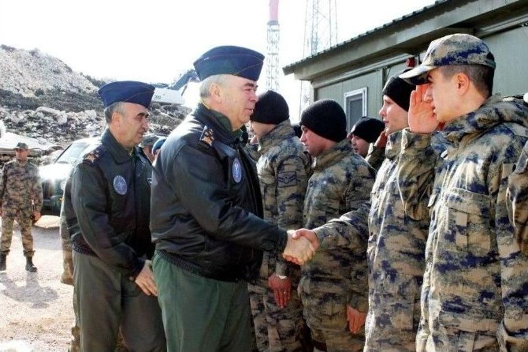 Hava Kuvvetleri Komutanı &Uuml;nal&rsquo;dan, Suriye Sınırındaki Hawk Bataryası&rsquo;na Ziyaret