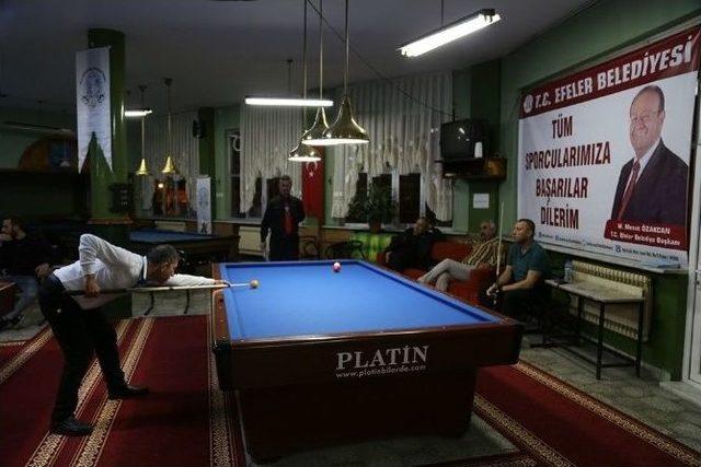 Efeler, Bilardo Bölge Şampiyonasına Ev Sahipliği Yapıyor