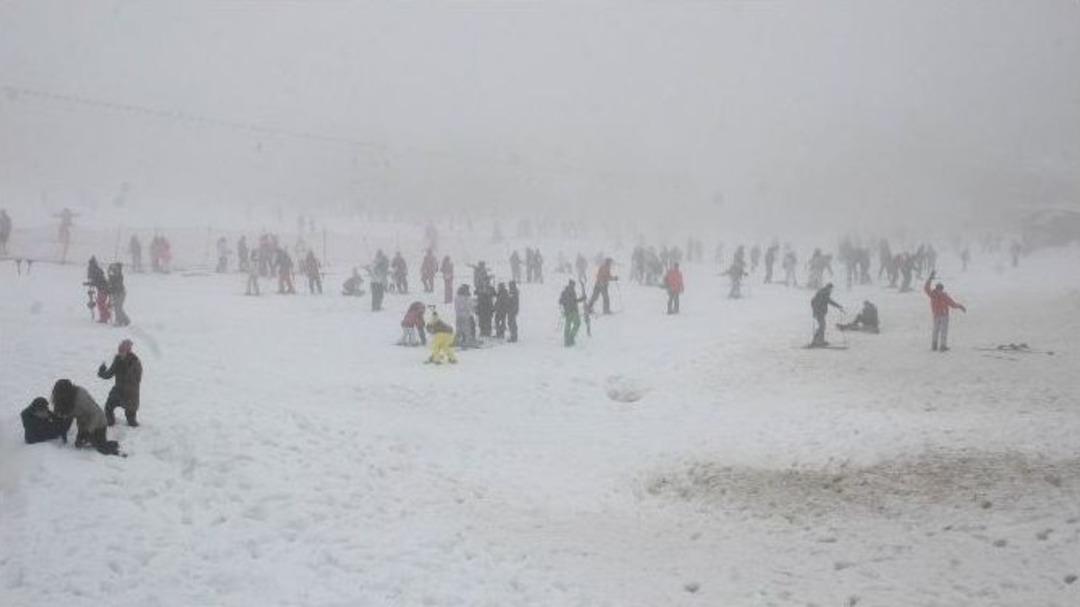 Uludağ&rsquo;da Hafta Sonu Yoğunluğu