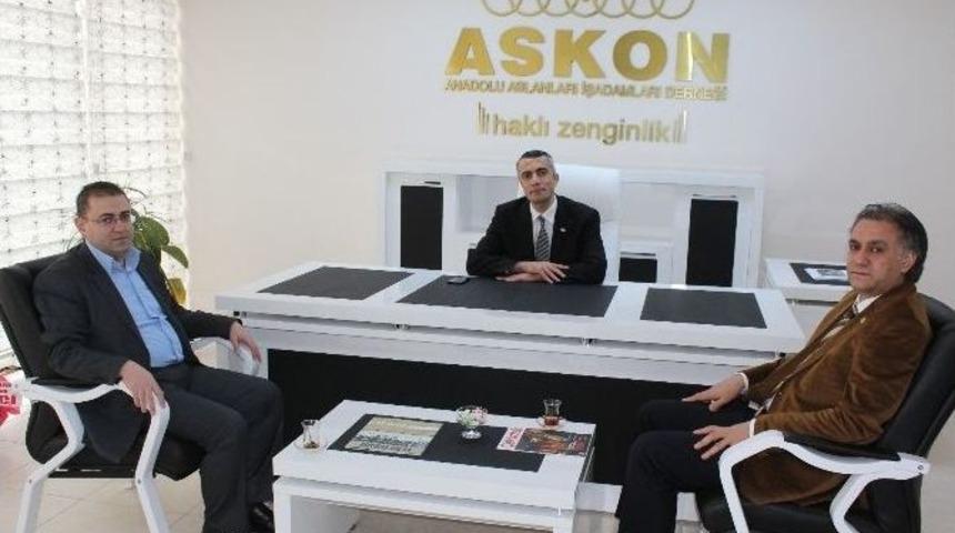 Askon&rsquo;un Konuğu Fka Genel Sekreteri &Ouml;ztop Oldu