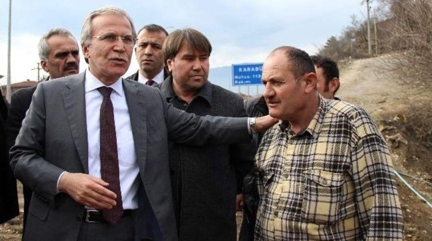 Ak Parti Genel Başkan Yardımcısı Şahin, Heyelan B&ouml;lgesinde İncelemelerde Bulundu