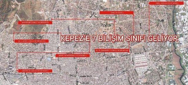 Kepez’e 7 Bilişim Sınıfı Geliyor