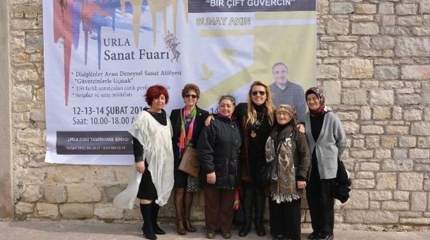 Urla Sanat Fuarına Yoğun İlgi