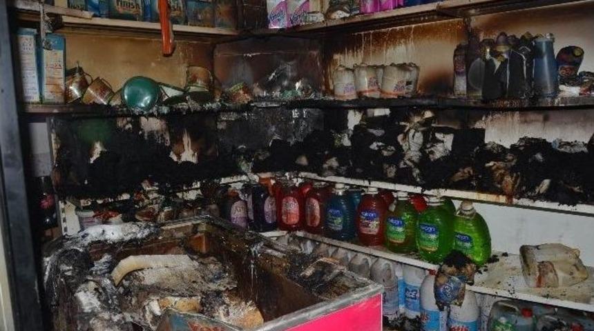 Markette Korkutan Yangın