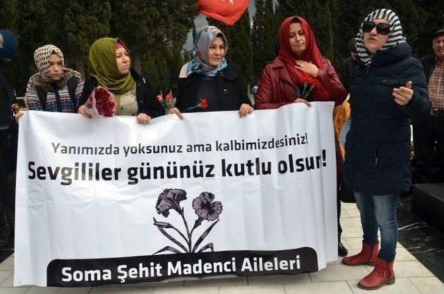 Soma’da Acı Sevgililer Günü Kutlaması