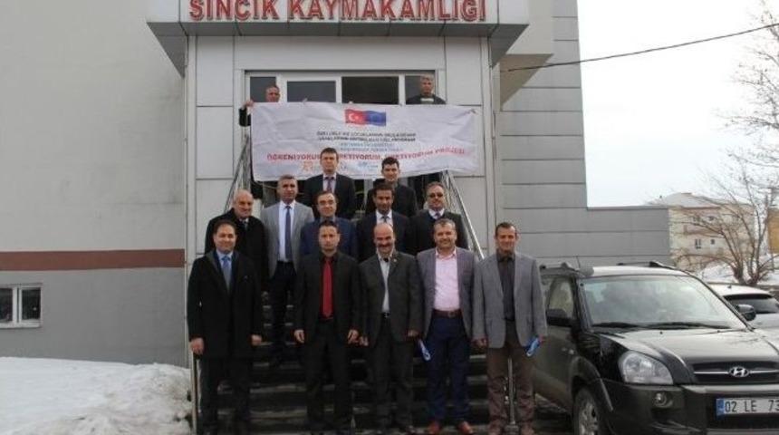 Proje Değerlendirme Toplantısı Sincik&rsquo;te Yapıldı