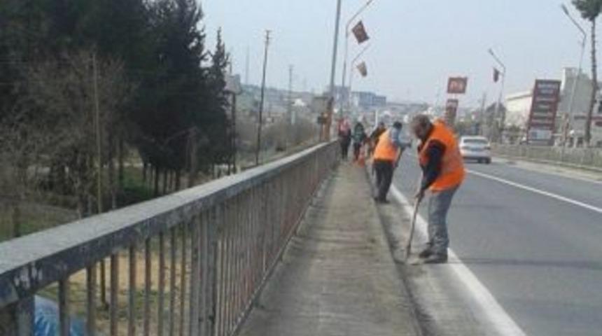 Birecik K&ouml;pr&uuml;s&uuml; Temizlendi