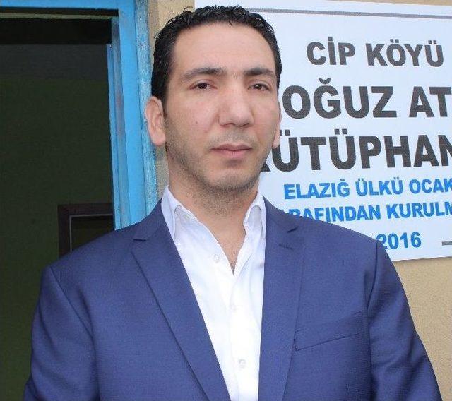 Elazığ Cip Köyüne ’oğuz Ata Kütüphanesi’ Açıldı