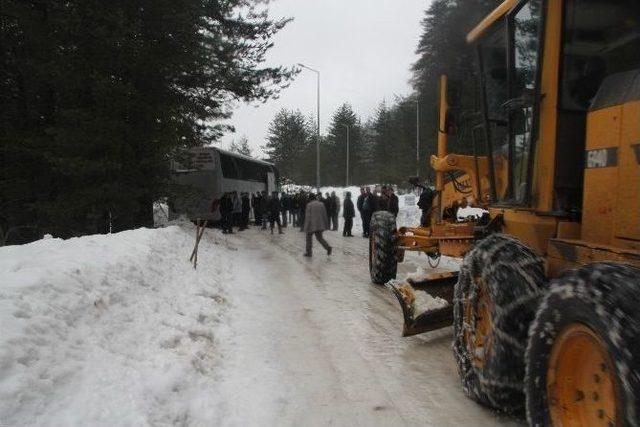 Yıldıztepe Kayak Merkezi Ulaşıma Kapandı