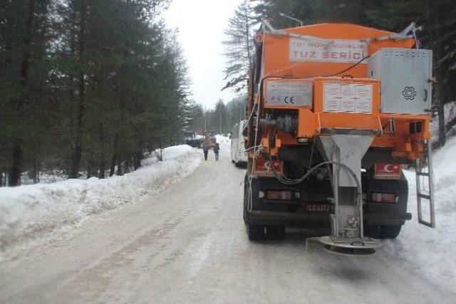 Yıldıztepe Kayak Merkezi Ulaşıma Kapandı