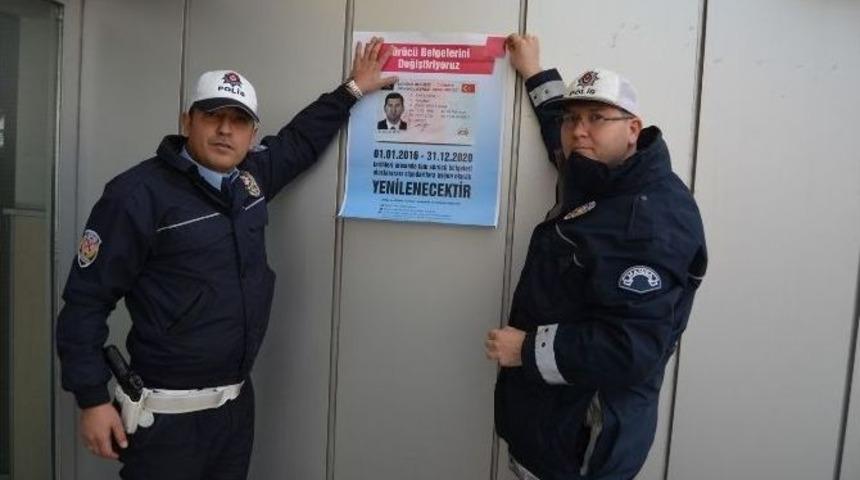 İl&ccedil;e Emniyetten Ehliyet Uyarı