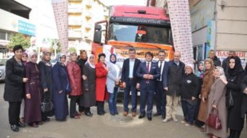 Gemliklilerden Bayırbucak T&uuml;rkmenlerine Yardım