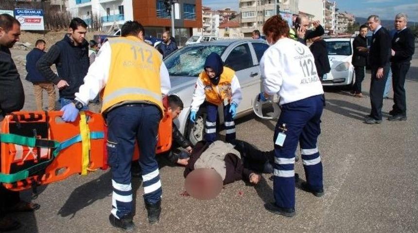 Beypazarı&rsquo;nda Trafik Kazası: 1 Yaralı