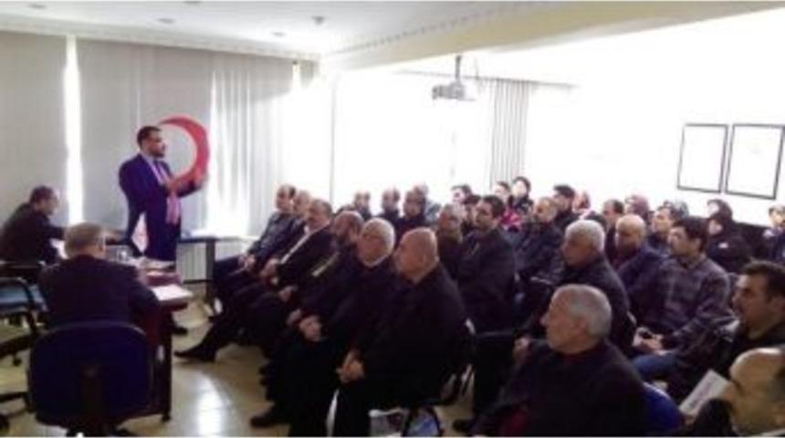 Kızılay Malatya Şube Başkanı Umut Yal&ccedil;ın, G&uuml;ven Tazeledi