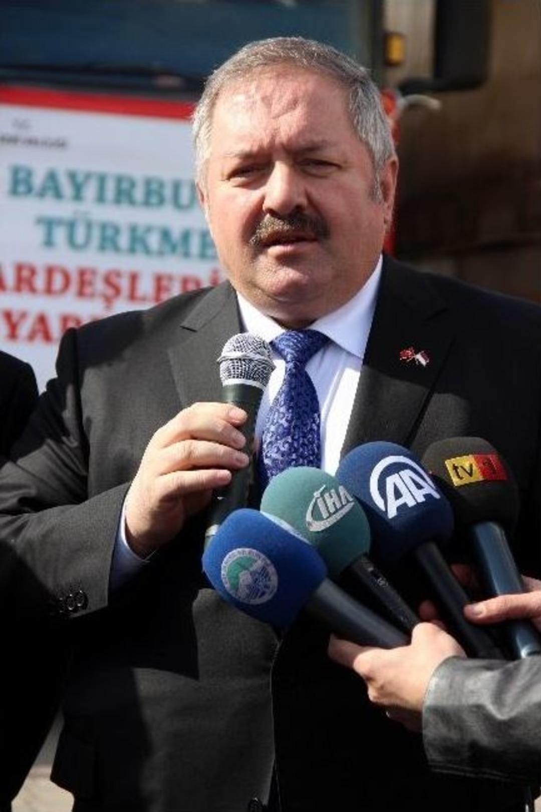 Kosb &Ouml;nc&uuml;l&uuml;ğ&uuml;nde Toplanan 12 Tır&rsquo;lık Yardım Konvoyu T&uuml;rkmenler İ&ccedil;in Yola &Ccedil;ıktı