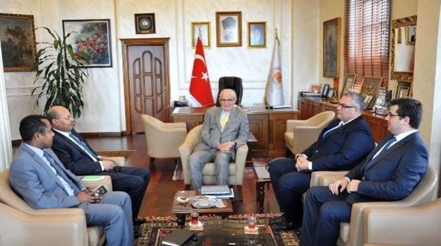 Etiyopyalı Diplomat, Başkan Yılmaz&rsquo;ı Ziyaret Etti