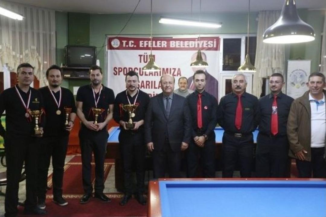 Bilardo Tutkunları Efeler&rsquo;de Buluştu