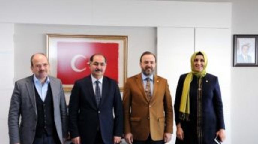 Ak Parti Milletvekillerinden Rekt&ouml;r Şimşek&rsquo;e Ziyaret