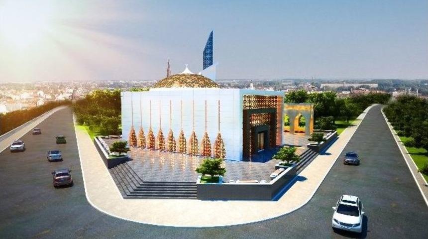 Olukbaşı Camisinin Temeli T&ouml;renle Atıldı