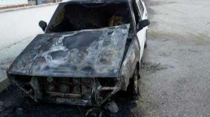 Seyir Halindeki Aracın Motoru Yandı