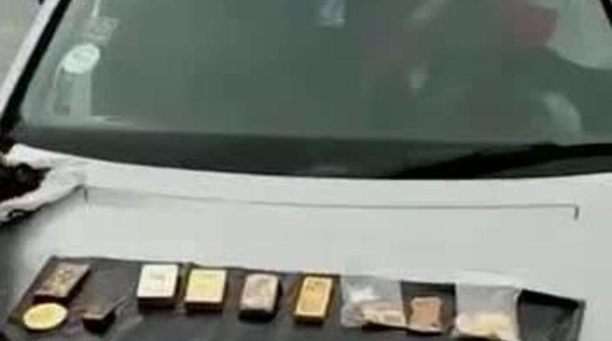 (&ouml;zel) Uluslararası Altın Ka&ccedil;ak&ccedil;ılığı Operasyonu Kamerada