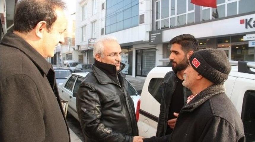 Başkan Başsoy&rsquo;dan Merkez &Ccedil;arşısı Esnafına Ziyaret