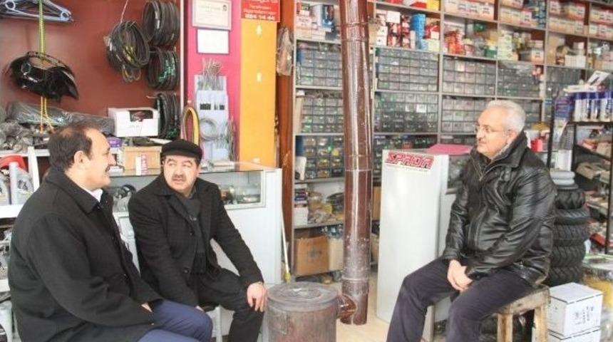 Başkan Başsoy&rsquo;dan Merkez &Ccedil;arşısı Esnafına Ziyaret
