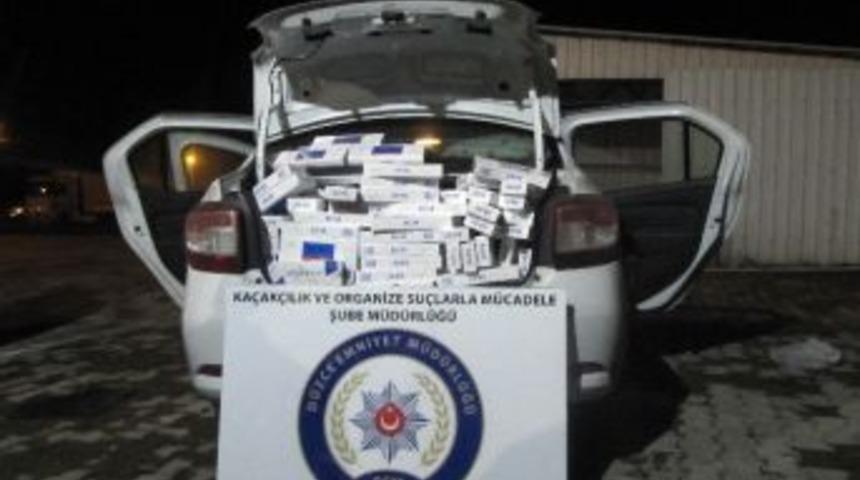 D&uuml;zce&rsquo;de 8 Bin Paket Ka&ccedil;ak Sigara Ele Ge&ccedil;irildi