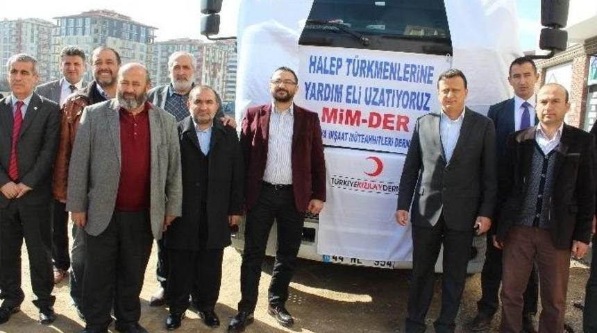 Mimder&rsquo;den Halep T&uuml;rkmenlerine Yardım