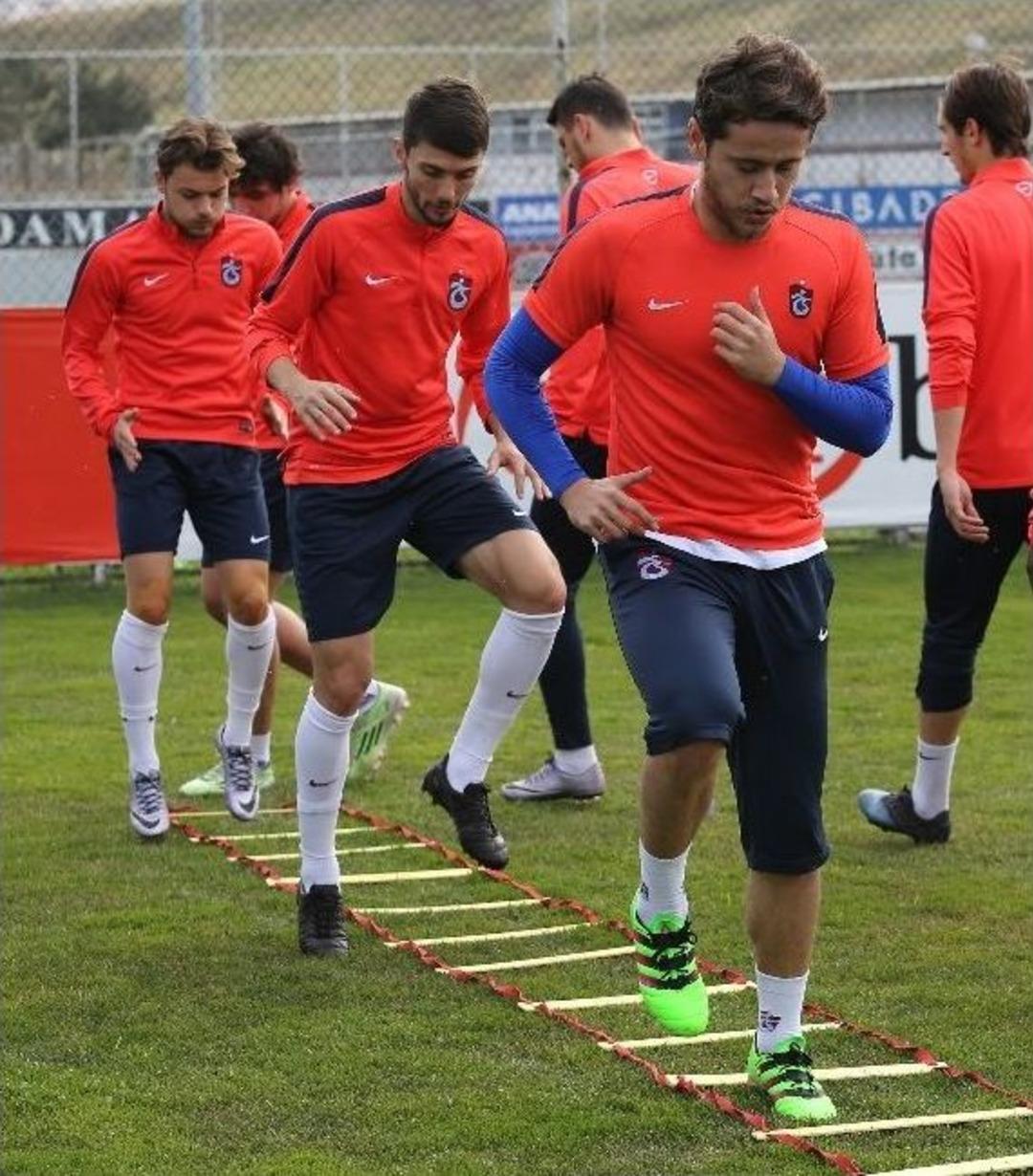 Trabzonspor, Galatasaray Ma&ccedil;ı Hazırlıklarına Moralli Başladı