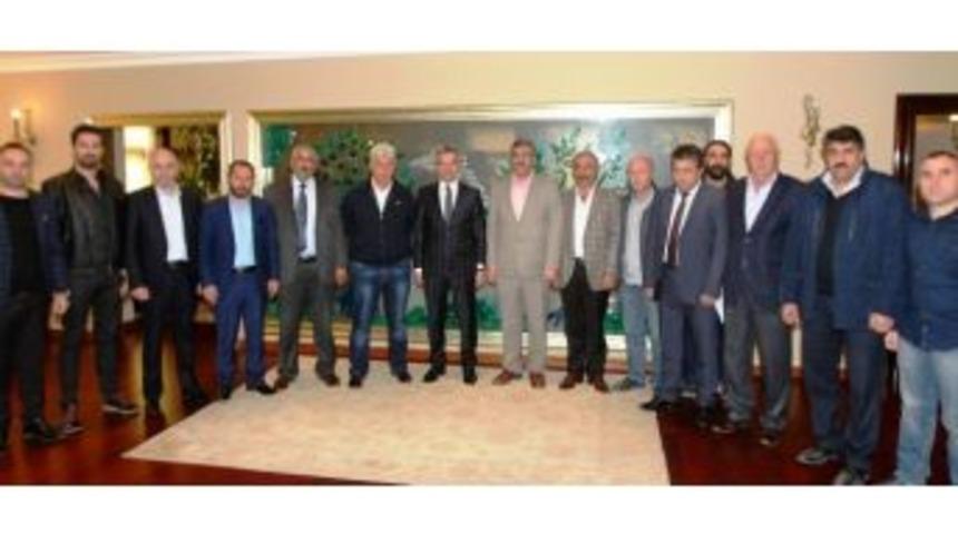 Başkan K&ouml;şker, Otogar Esnafını Ağırladı