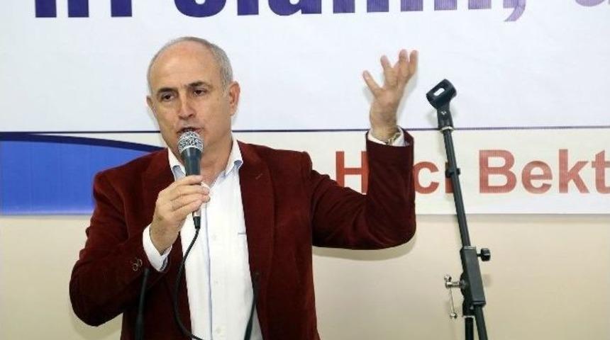 Başkan Akg&uuml;n, Cemevinde Hızır Lokması Davetine Katıldı