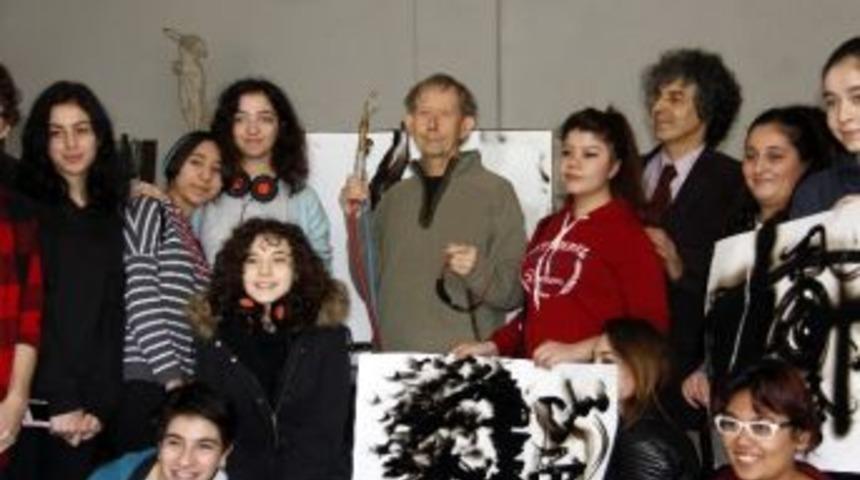 Dumanla Resim Yaptılar