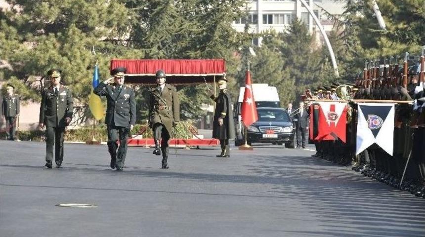 Ukrayna Genelkurmay Başkanı Mezhenko, Orgeneral Akar&rsquo;ı Ziyaret Etti