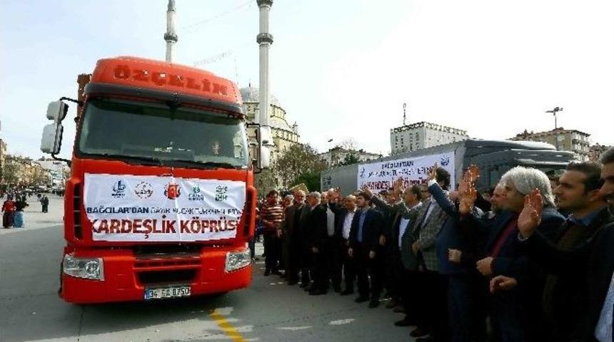 Bağcılar&rsquo;dan Bayırbucak T&uuml;rkmenleri&rsquo;ne Yardım K&ouml;pr&uuml;s&uuml;