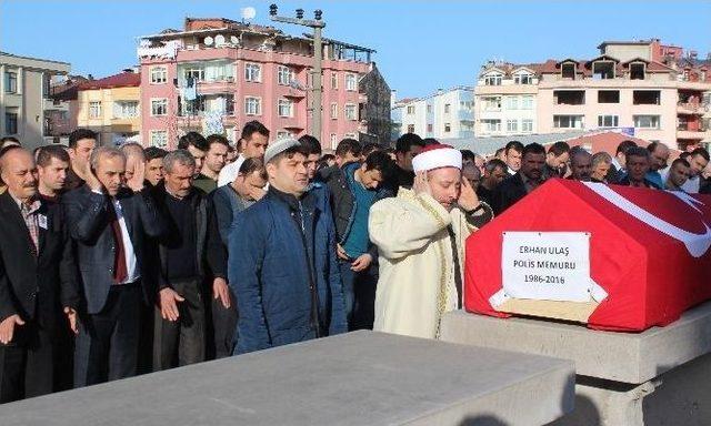 Kazada Ölen Polis Memuru Son Yolculuğuna Uğurlandı