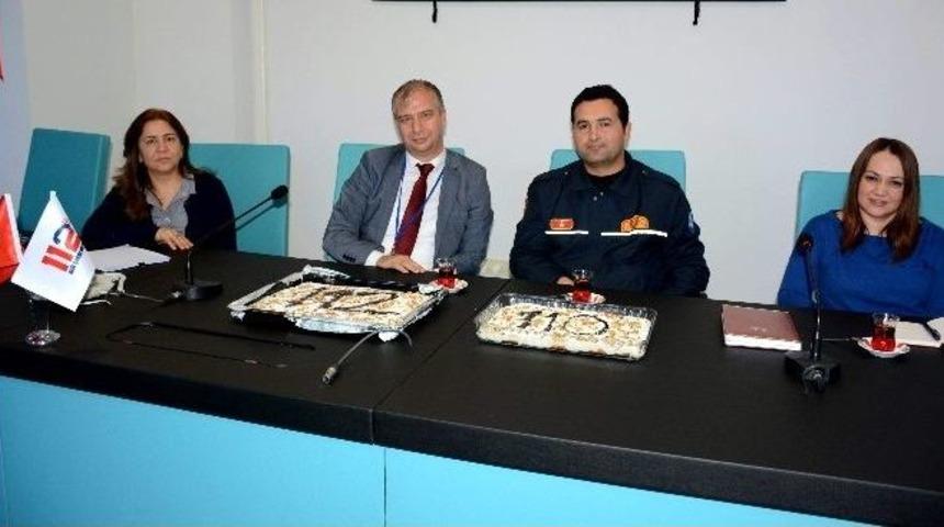 112 Acil &Ccedil;ağrı Merkezi&rsquo;nde G&ouml;rev Yapan Kurumlarla İstişare Toplantısı