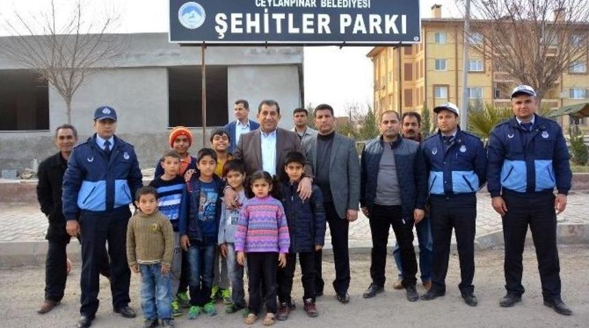 Ceylanpınar&rsquo;da Mezopotamya Parkı&rsquo;nın Adı Şehitler Parkı Oldu
