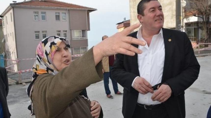 Başkan Tekin &Ccedil;alışmalarını Yerinde İnceledi