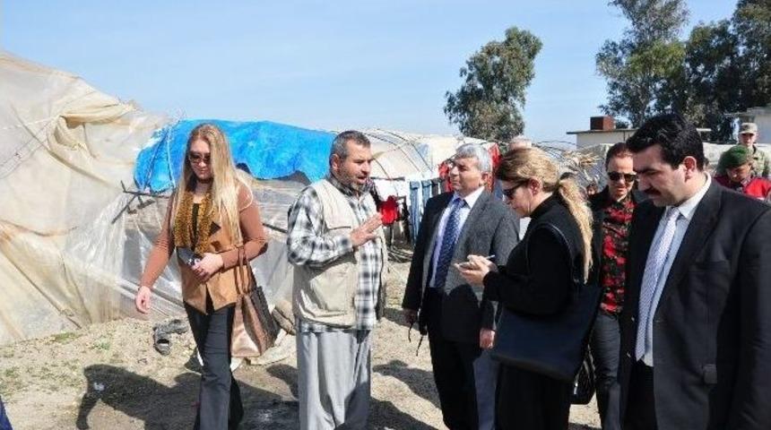 Kaymakam Atmaca, Sığınmacıların Sorunlarını Yerinde İnceledi