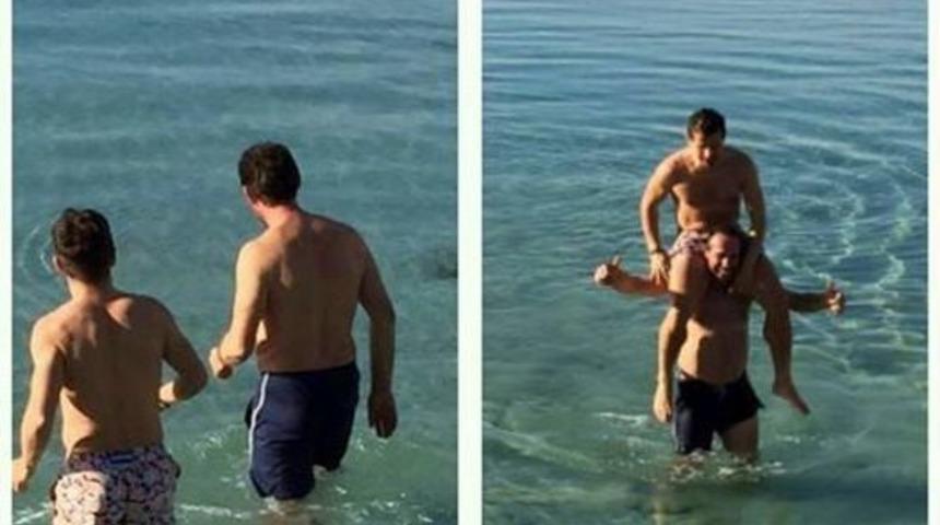 Emre Bel&ouml;zoğlu Deniz Sezonunu A&ccedil;tı