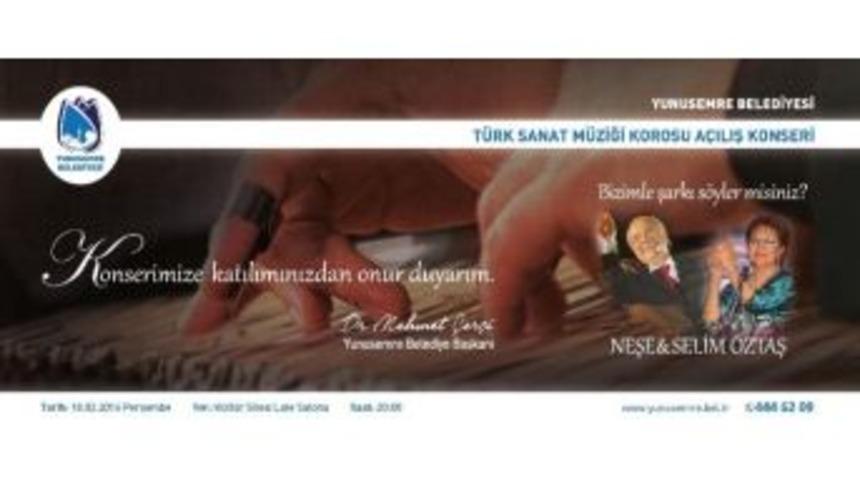 Yunusemre Tsm Korosu İlk Konseriyle Müzikseverlerin Karşısına Çıkıyor