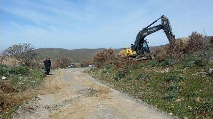 G&ouml;lmarmara-salihli Yol Genişletme &Ccedil;alışmaları Başladı