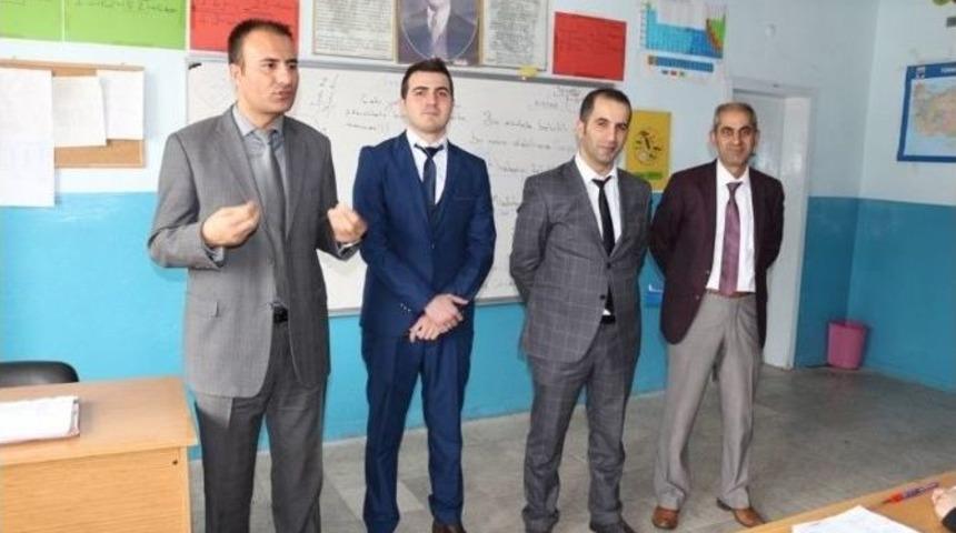 Bulanık İl&ccedil;e Milli Eğitim M&uuml;d&uuml;r&uuml; Edip&rsquo;in Okul Ziyaretleri Devam Ediyor